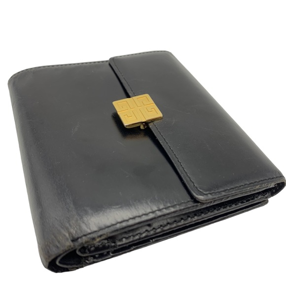 GIVENCHY Bi-fold Calfskin Black Leather Wallet - Picture 2 of 11